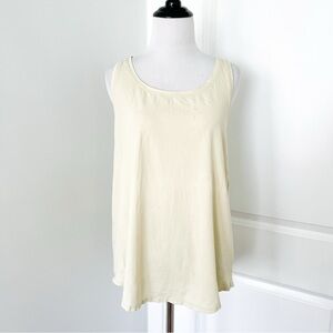 lululemon athletica Pale Yellow Scoop Neck Tank